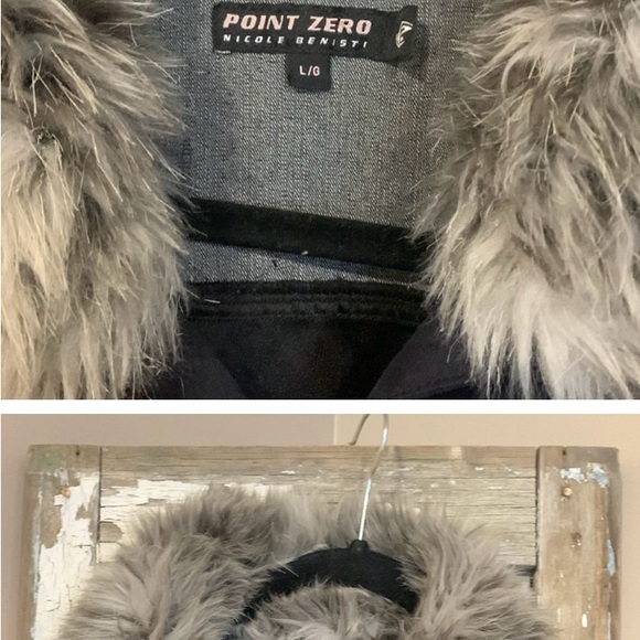 Point Zero Jacket with Faux Fur Collar Medium - Picture 4 of 17